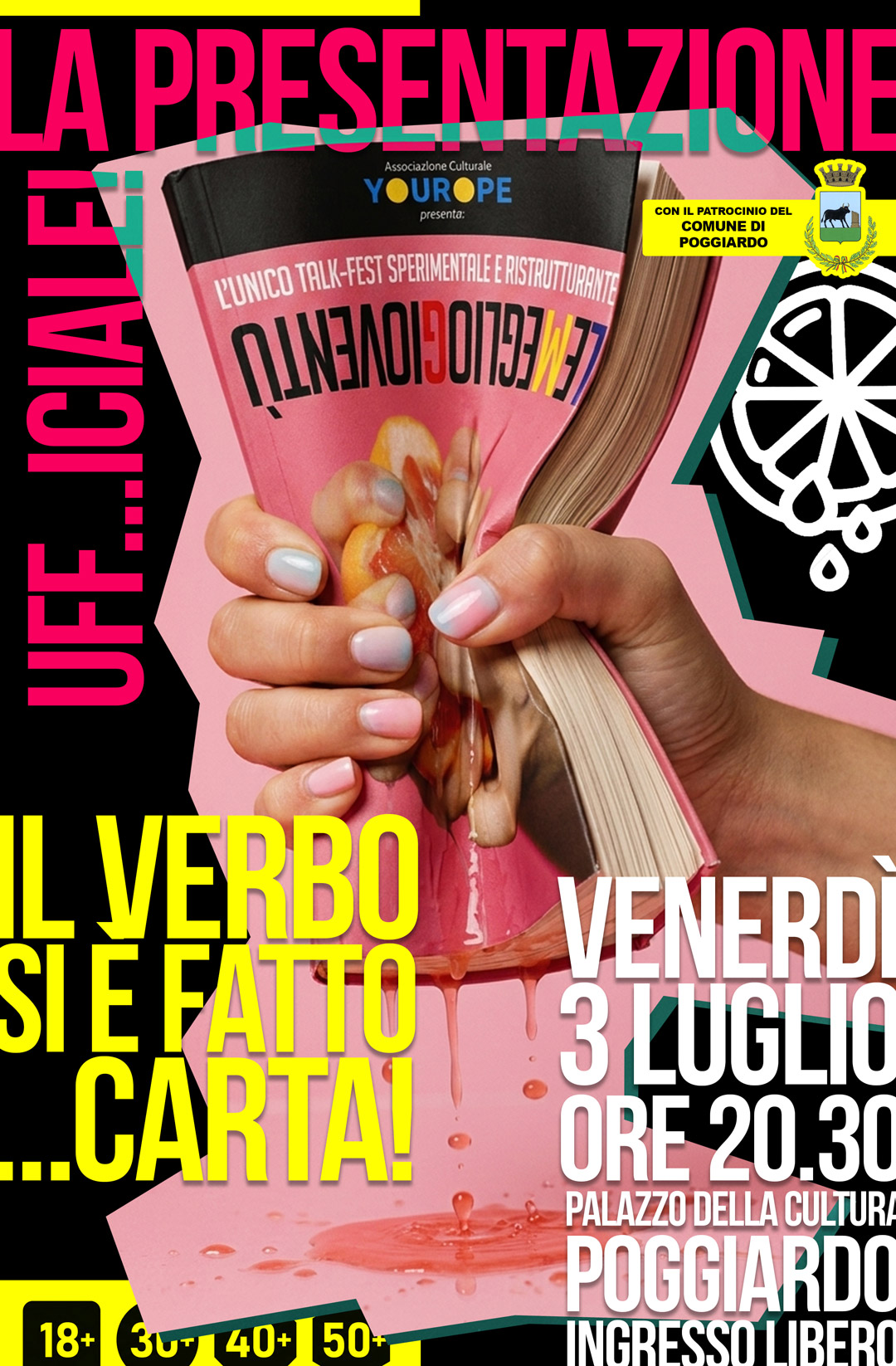 LeMeglioGioventù - Vita, Demoni e Felicità - Presentazione Uff...iciale - Palazzo della Cultura, Poggiardo (LE)